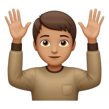 Mason 67 make the do the hands one up and one down palms facing up arms straight out sticker