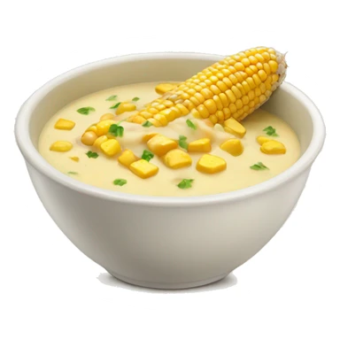 Corn chowder bowl  sticker