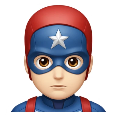 captain america head shot sticker