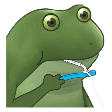  floss for teeth  sticker