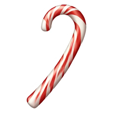 Candy cane bow sticker