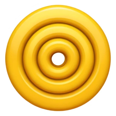 Yellow spiral sticker