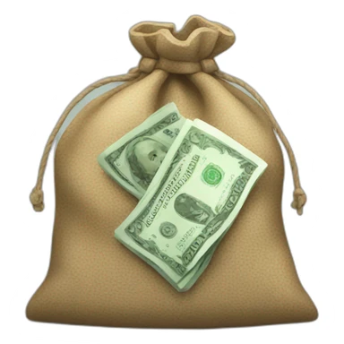 bag of money sticker