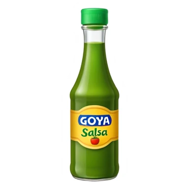Goya Salsa Verde bottle sticker