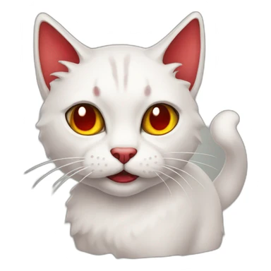 bloodstained-cat sticker