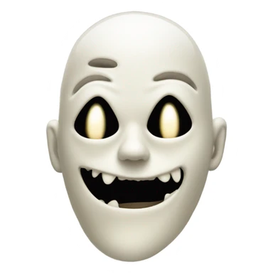 Ghost face Halloween  sticker