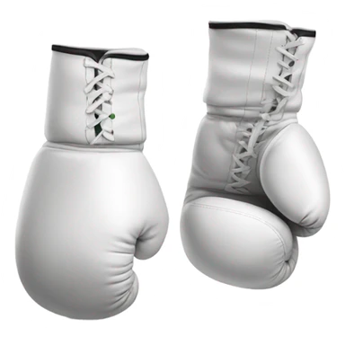 White boxing gloves sticker