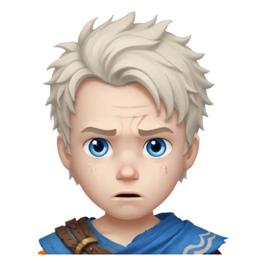 Boy from god of war sticker