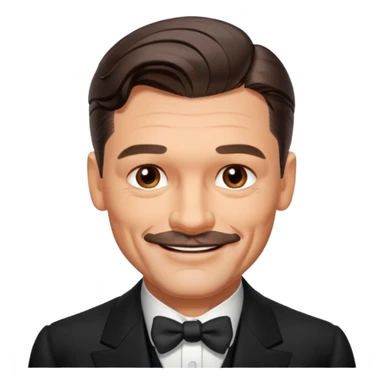 Clark Gable sticker