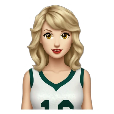 taylor-swift-in-nfl-ram-jersey sticker