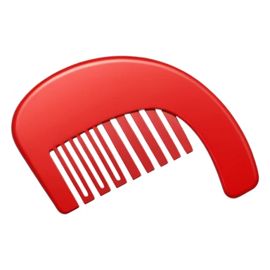 comb red sticker
