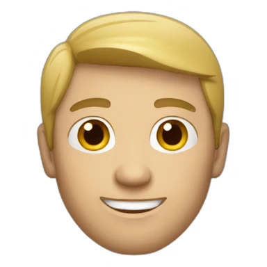 caucasian men sticker