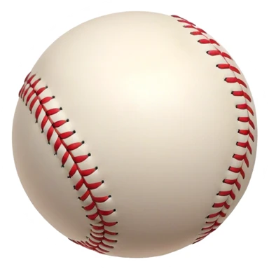 Cinematic Realistic Baseball Scene Emoji, depicted as an action-packed moment of a baseball in play with dynamic motion blur and crisp detailed textures, rendered with vibrant nostalgic lighting that captures the spirit of America's favorite pastime. sticker