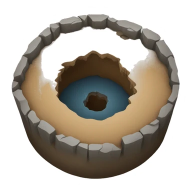 hole in the ground sticker