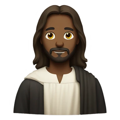 Jesus in a form of a black cat sticker