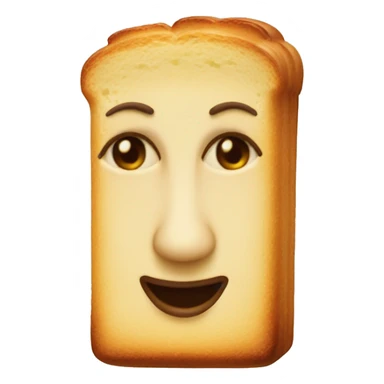 madeleine cake square sticker