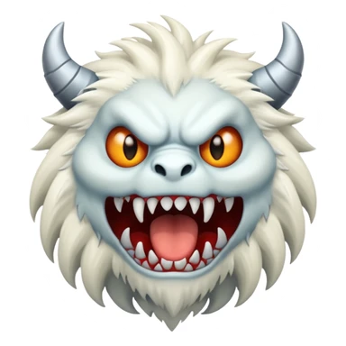 Monster branco sticker