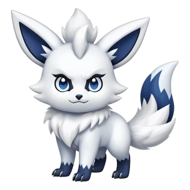 Zangoose-Absol-Meowstic-Fakémon-hybrid-creature (full body)  sticker