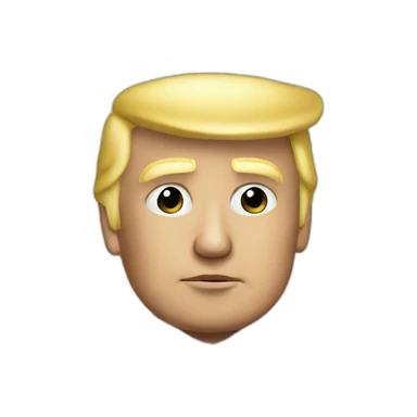 Trump with money sticker