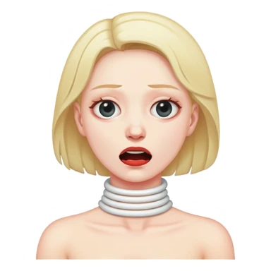 strangle and chocked sticker