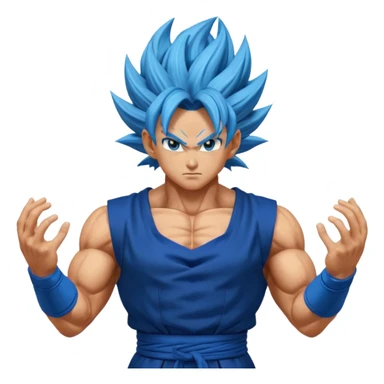 Goku ssj3 and vegeta ssj3 fusion dance aura = vegito ssj3 sticker
