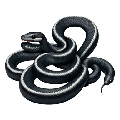 black k8ng snake sticker