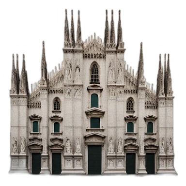 Milan Duomo sticker