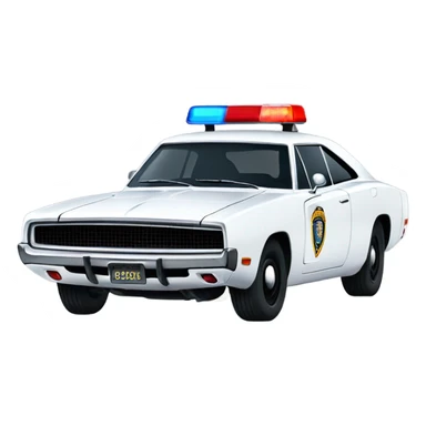Dodge charger police car sticker
