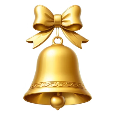 christmas bell sticker