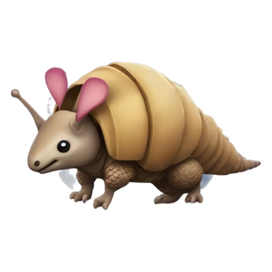 armadillo in space  sticker