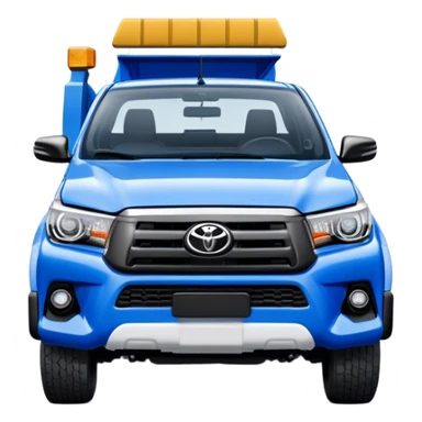 Toyota Hilux - Toyota (Model Year: 2021) (Iconic colour: Blue) sticker