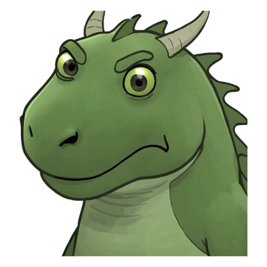 purple dragon sticker