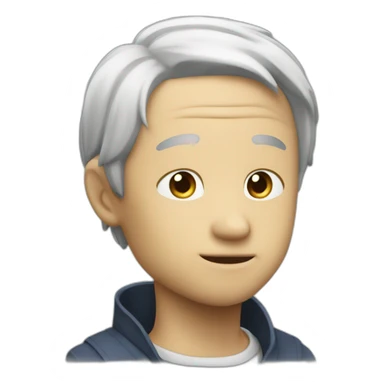 Gojo satoro salutes sticker