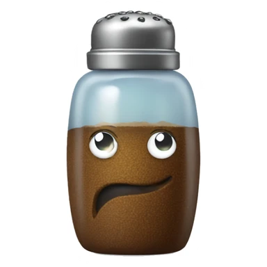 Pepper shaker sticker