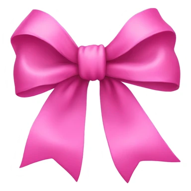 Pink bow sticker