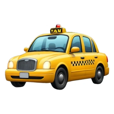 City Rain Scenes, Taxi reflection + puddle. sticker