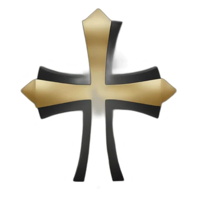 German cross in war in 1950 sticker