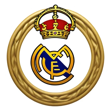 Real Madrid escudo real sticker