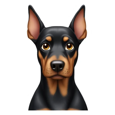 Dog dóberman sticker