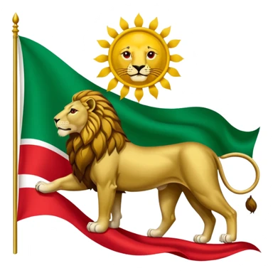 Flag Iran pahlavi don't logo Allah and better sticker