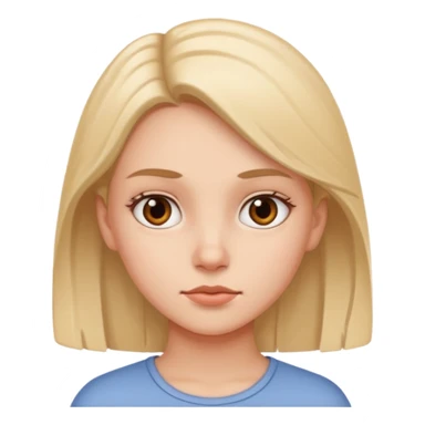 a girl side eyeing someone  sticker