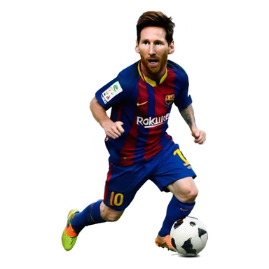 Messi qui rie sticker