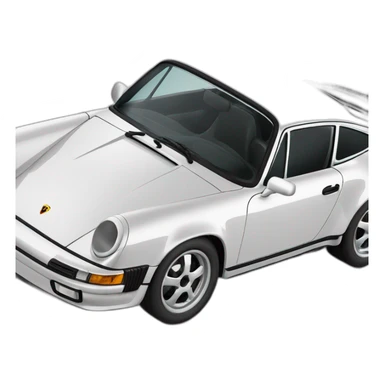 Porsche-911-emoji sticker