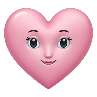 cœur pastel rose sticker