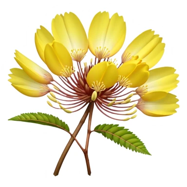 Albizia lebbeck flower sticker