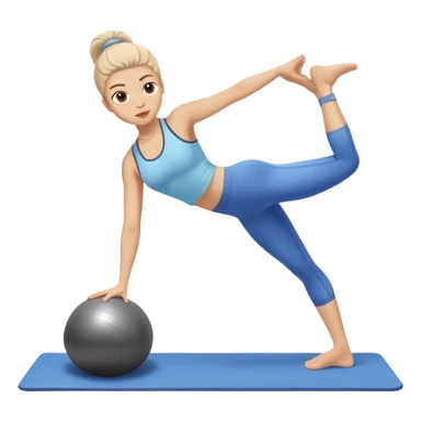 pilates princess sticker