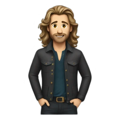 paul raci actor CODA long hair sticker