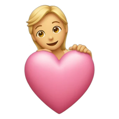 Giving heart sticker