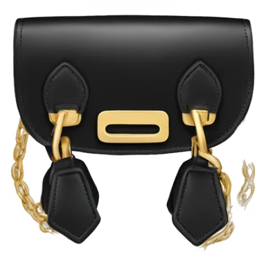 Birkin Bag in black with gold hardware sticker