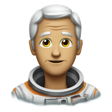 dumb person in space sticker